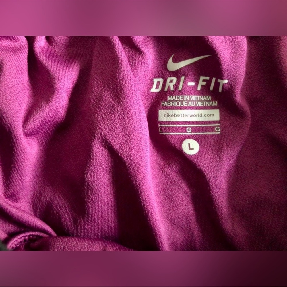 Nike Pink and Purple Athletic Shorts - Picture 2 of 6